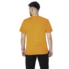 Netto 0 Yaka Yazlık Tişört Turuncu