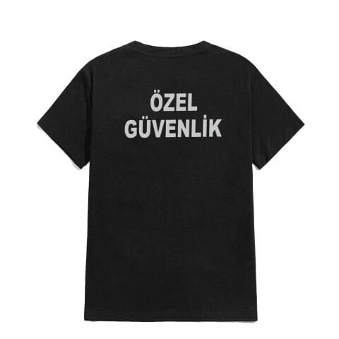 Netto Özel Güvenlik Tişörtü Logolu Reflektör Baskılı Tişört