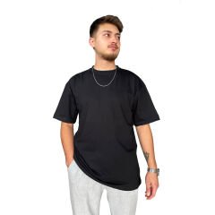 0 Yaka Tişört Siyah