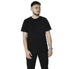 0 Yaka Tişört Siyah