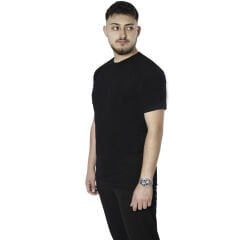 Netto 0 Yaka Yazlık Tişört Siyah