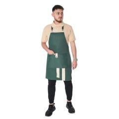 Netto Gabardin Kumaştan Modelli Askılı Önlük