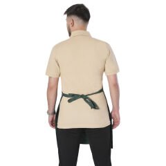 Netto Gabardin Kumaştan Modelli Askılı Önlük