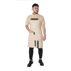 Netto Gabardin Kumaştan Modelli Askılı Önlük