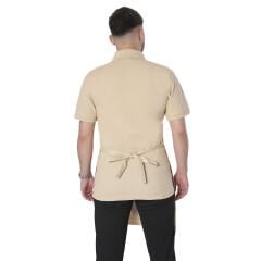 Netto Gabardin Kumaştan Modelli Askılı Önlük