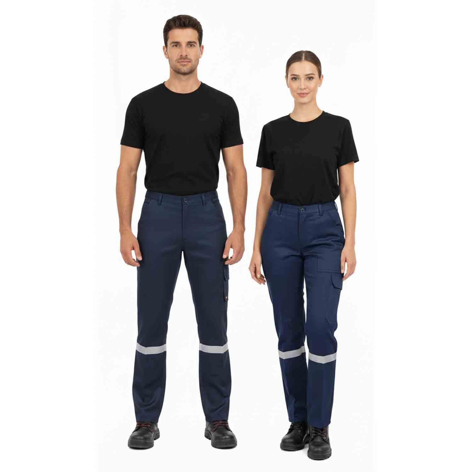 7/7 Gabardin İş Pantolonu Lacivert Kışlık