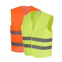 Reflektörlü işçi ikaz yeleği