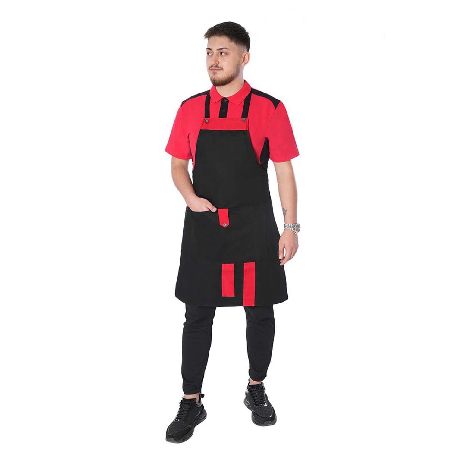 Netto Gabardin Kumaştan Modelli Askılı Önlük