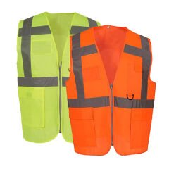 Mühendis ikaz yeleği tek renk | Reflektörlü Mühendis Yeleği | Tek Renkli Mühendis Yeleği