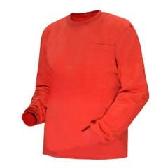 0 Yaka Sweatshirt Kırmızı