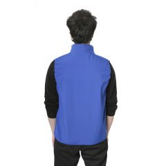 Softshell Yelek Saks Mavi