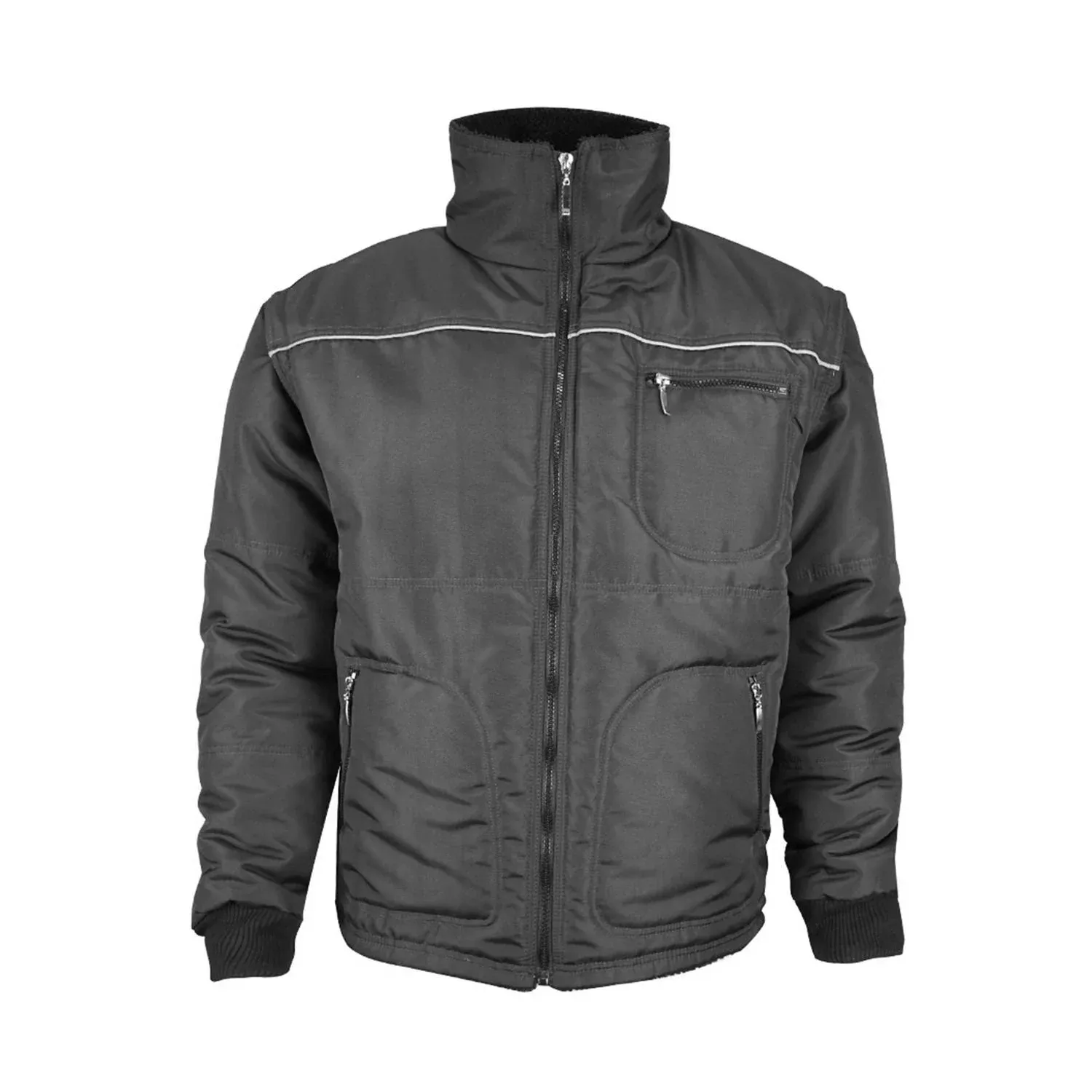 Kolları Çıkmalı Mont Siyah Renk