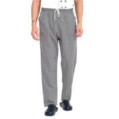 Gri Lastikli Aşçı Pantolonu