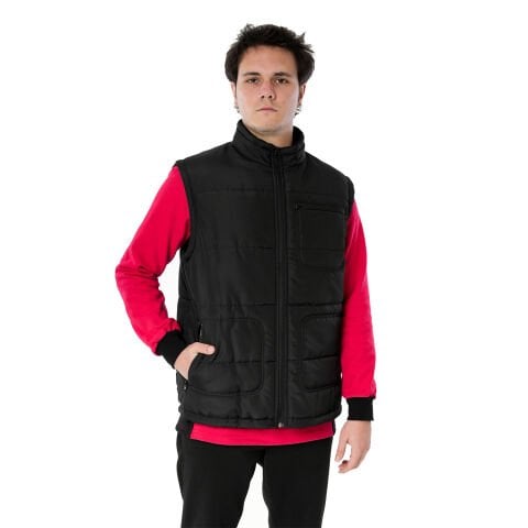 Polar Astarlı Yelek Siyah