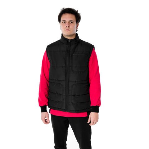 Polar Astarlı Mikro Yelek Siyah