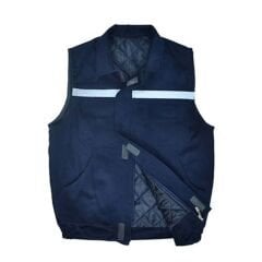 7/7 Gabardin Kapitoneli Kışlık Yelek