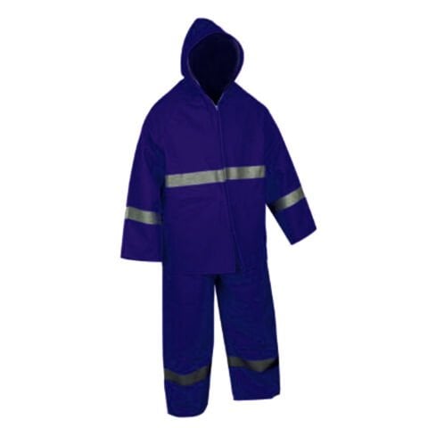 Balıkçı Takım Reflektörlü Yağmurluk Lacivert Renk