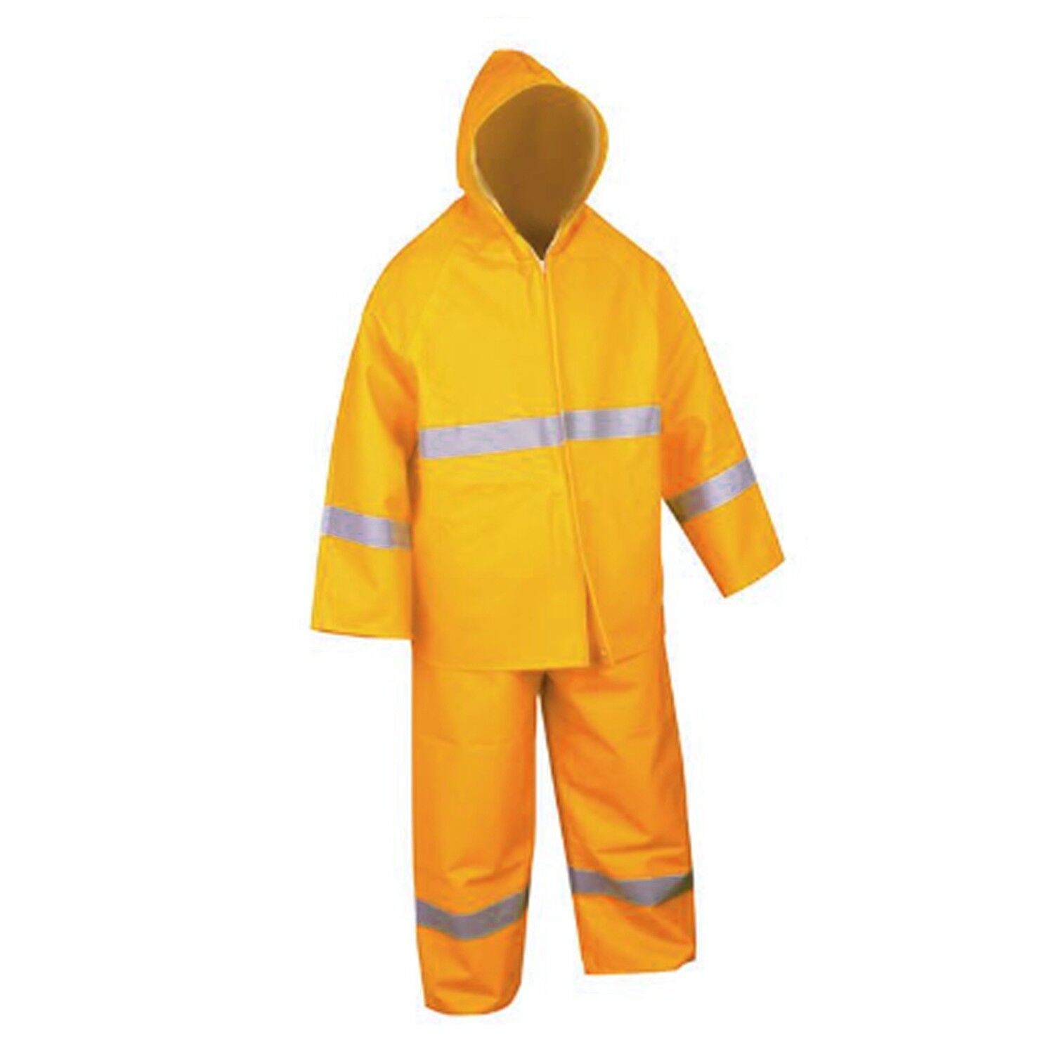 Balıkçı Takım Reflektörlü Yağmurluk Sarı Renk