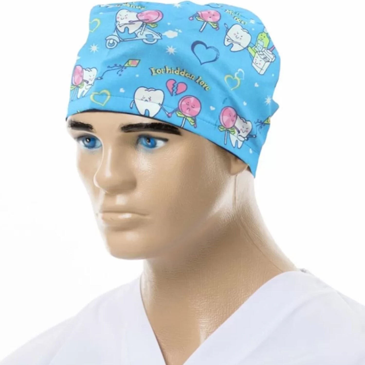 Cerrahi Bone - Dişçi Desenli