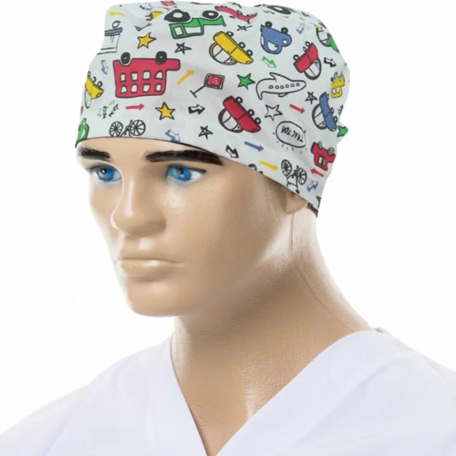 Cerrahi Bone - Araba Desenli