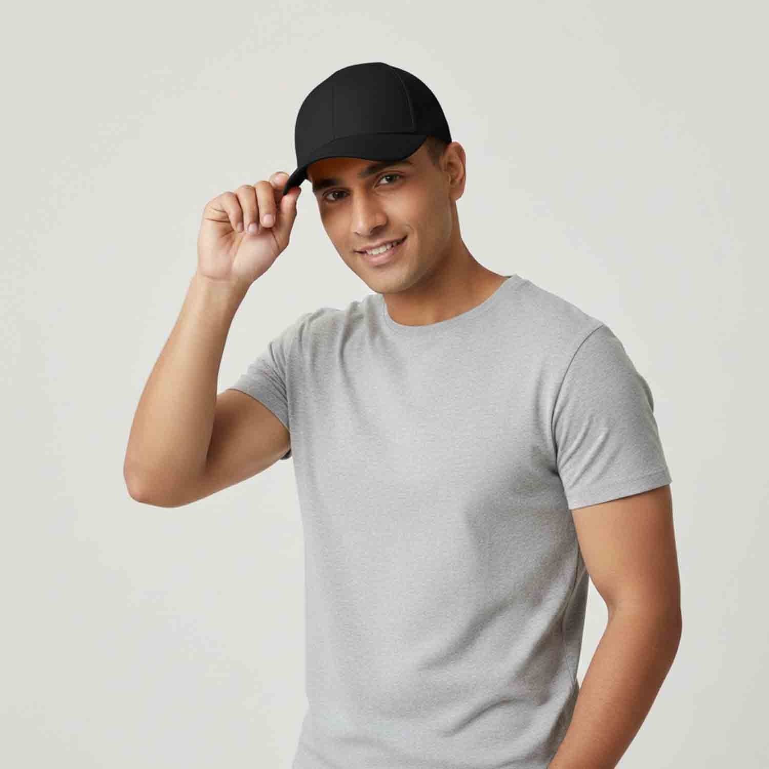 Darbe Emici Şapka Baret Siyah