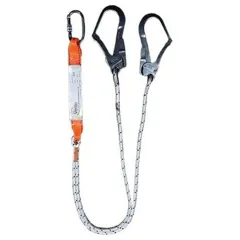 Vento Çift Kancalı Lanyard Şok Emicili Statik Halatlı Lanyard