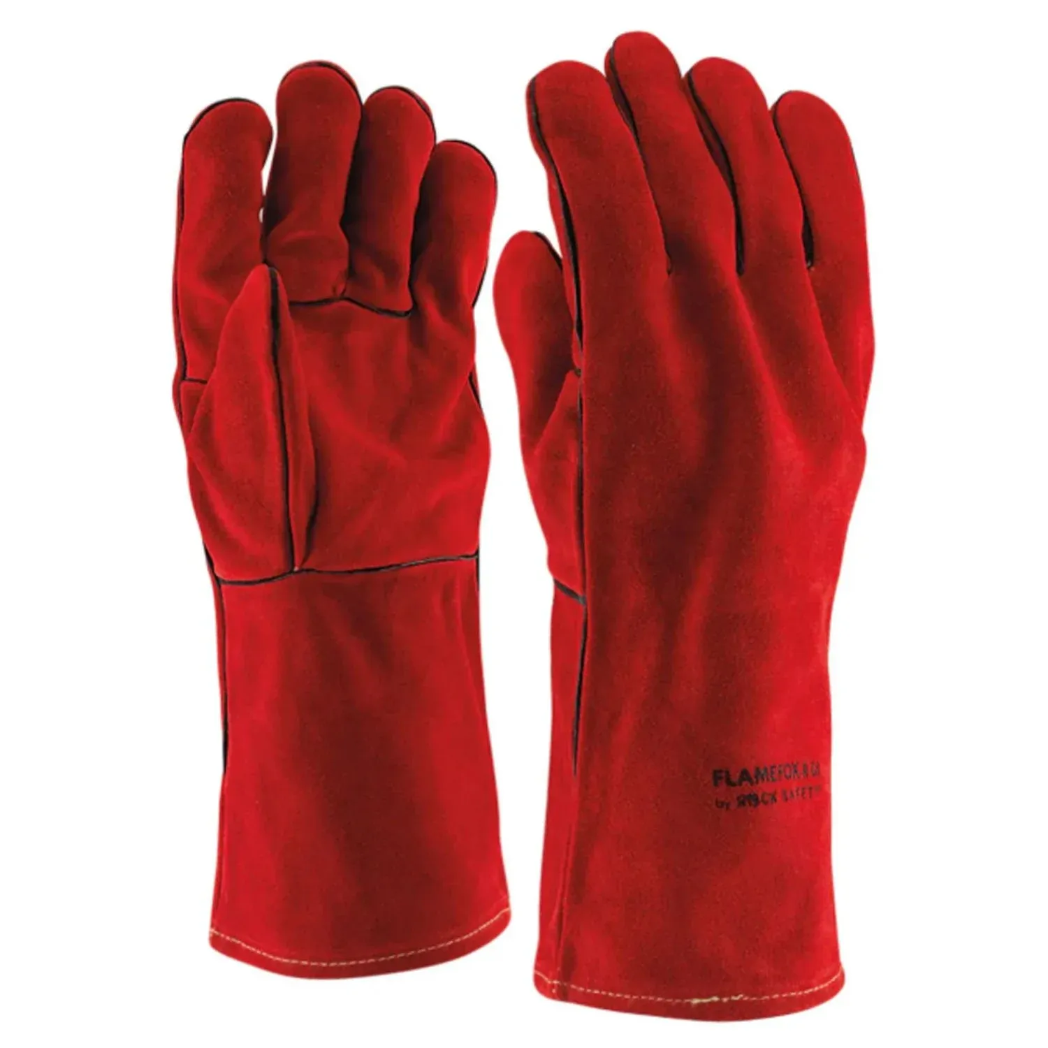 Rock Safety Flamefox Welder Kırmızı Kaynakçı Eldiveni