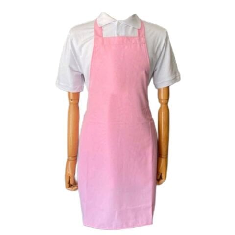 Alpaka Önlük Boyundan Askılı Pembe