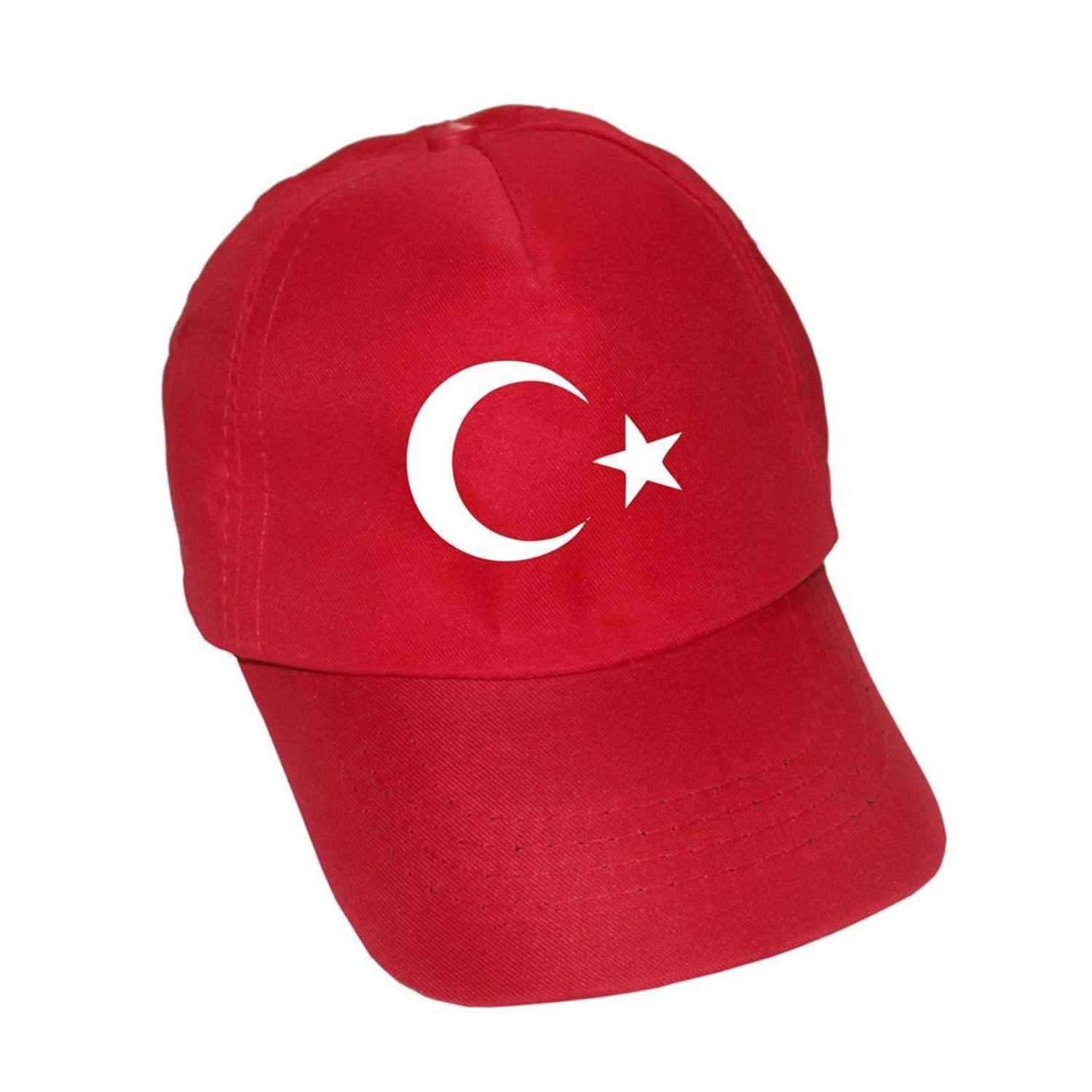 Netto Türk Bayrağı Baskılı Şapka (20 Adet)