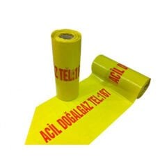 Dikkat Doğalgaz Hattı ikaz Şeridi 250 Metre