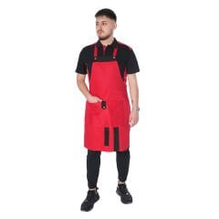 Netto Gabardin Kumaştan Modelli Askılı Önlük