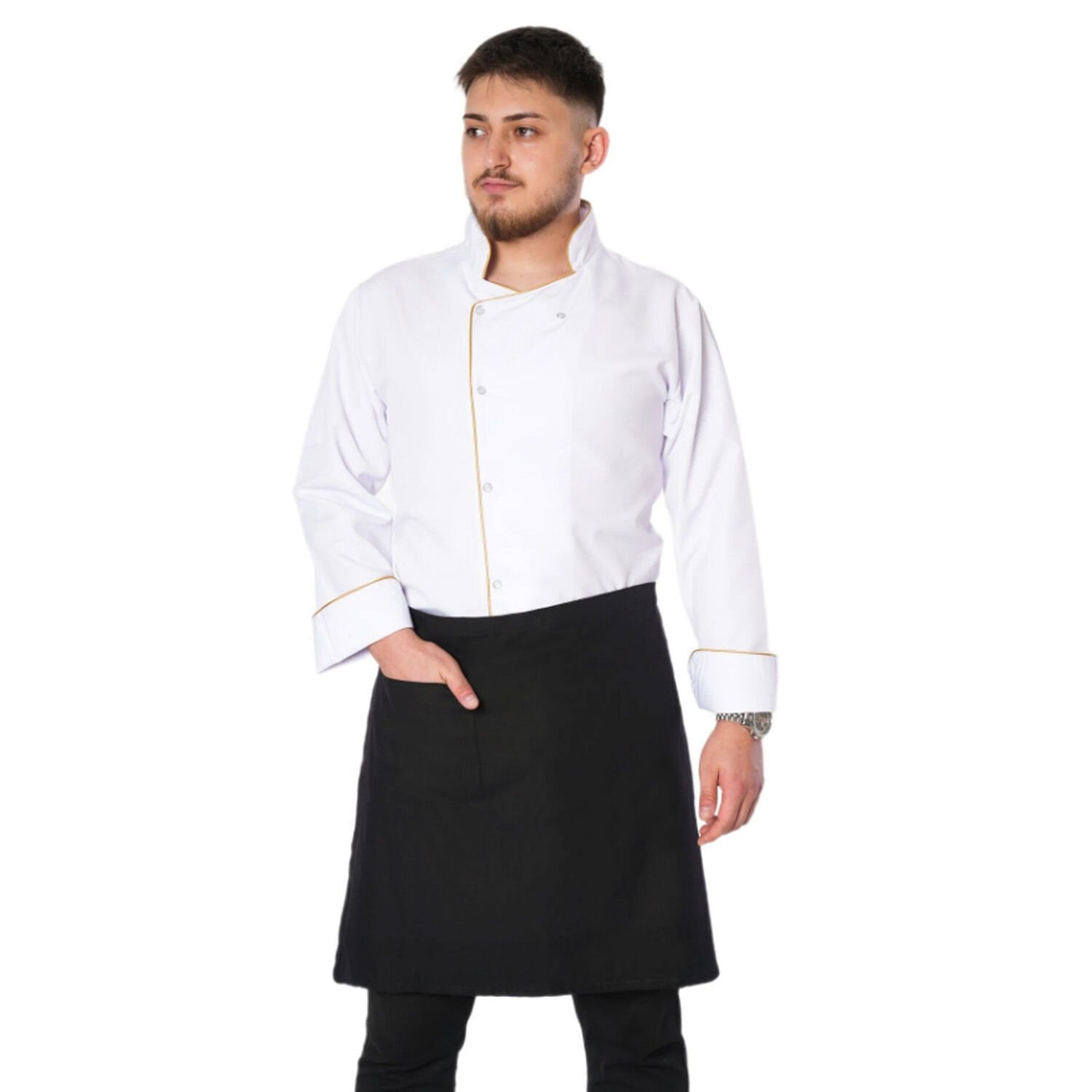 Netto Alpaka Kumaştan Belden Bağlamalı Yarım Önlük (Peştemal)