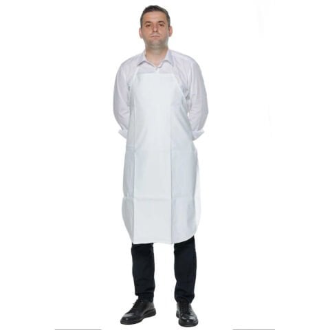 Pvc Önlük 70x120 cm - Bulaşık Önlüğü Beyaz