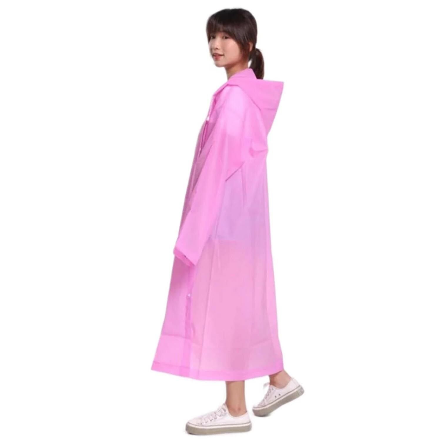 Netto Pardesü Yağmurluk Pembe Renk
