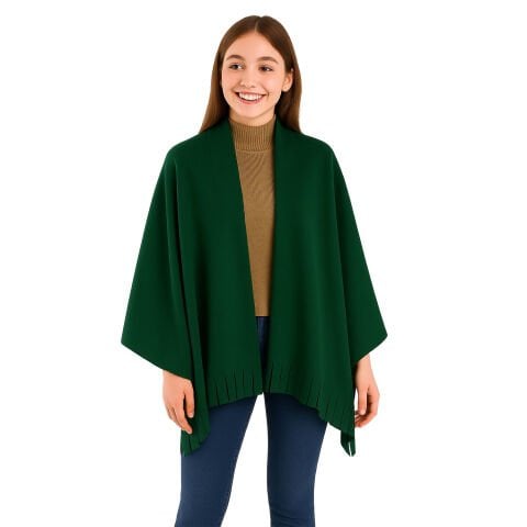 Yeşil Polar Şal 180x80 cm