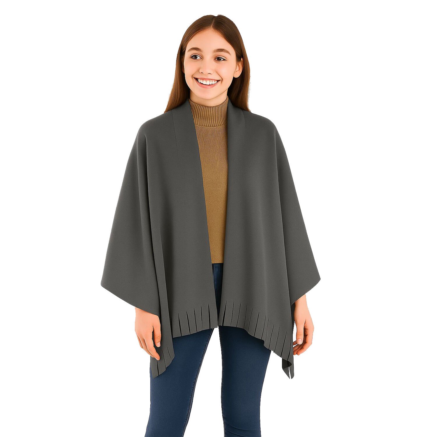 Füme Polar Şal 180x80 cm