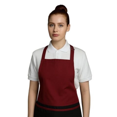 Netto Alpaka Kumaştan Çift Renkli Askılı Önlük