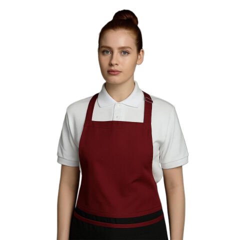 Netto Alpaka Kumaştan Çift Renkli Askılı Önlük