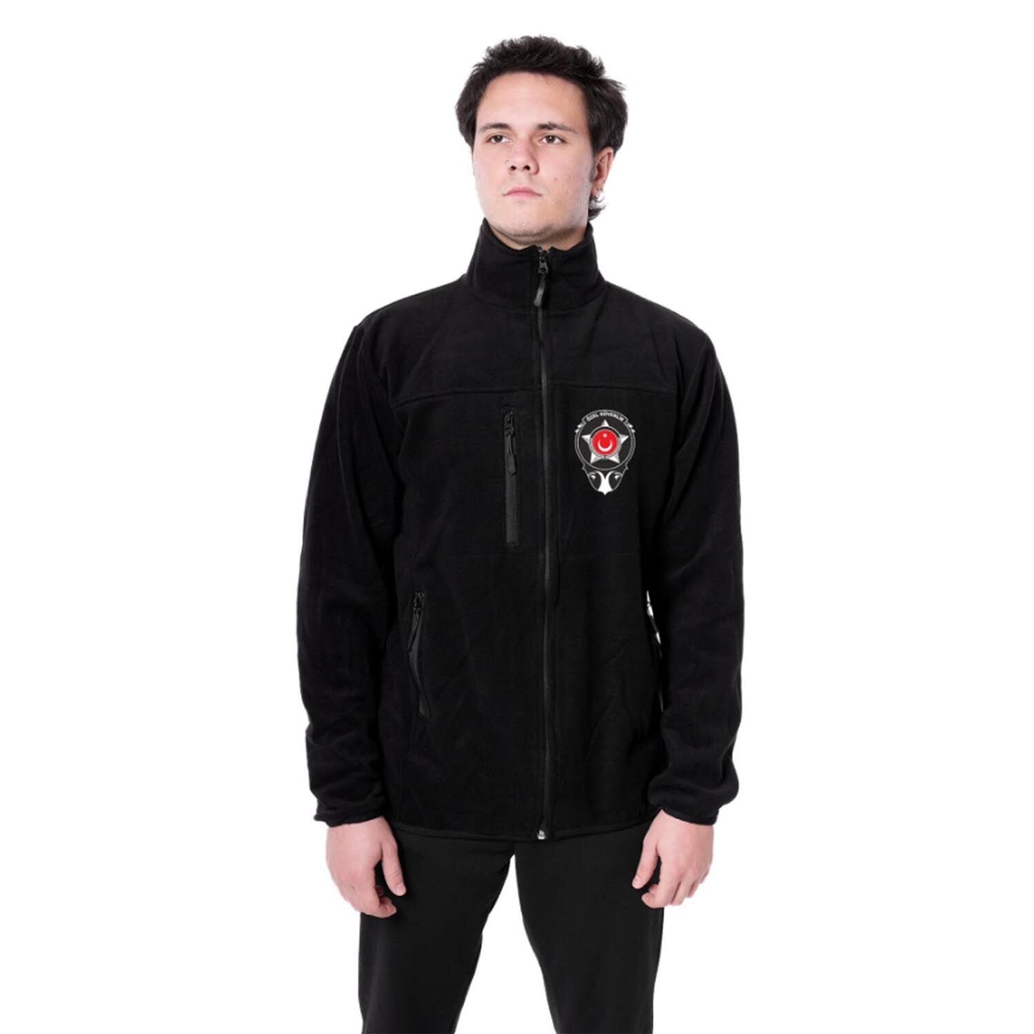 Özel Güvenlik Üç Cepli Polar Mont Erkek