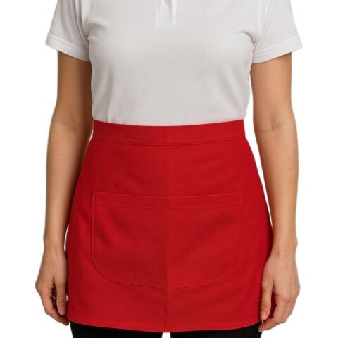 Gabardin Kumaş Belden Bağlamalı Mutfak Önlüğü