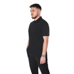 Polo Yaka Tişört Siyah