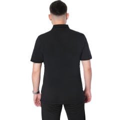 Polo Yaka Yazlık Tişört Siyah Renk