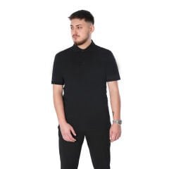 Netto Polo Yaka Yazlık Tişört Siyah Renk