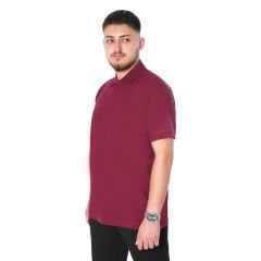 Netto Polo Yaka Yazlık Tişört Bordo Renk