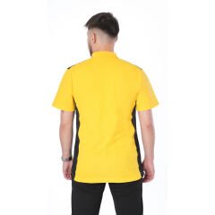 Netto Polo Yaka Yazlık Tişört Çift Renkli Sarı